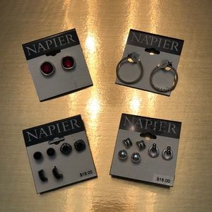 Napier Earrings 8 pair